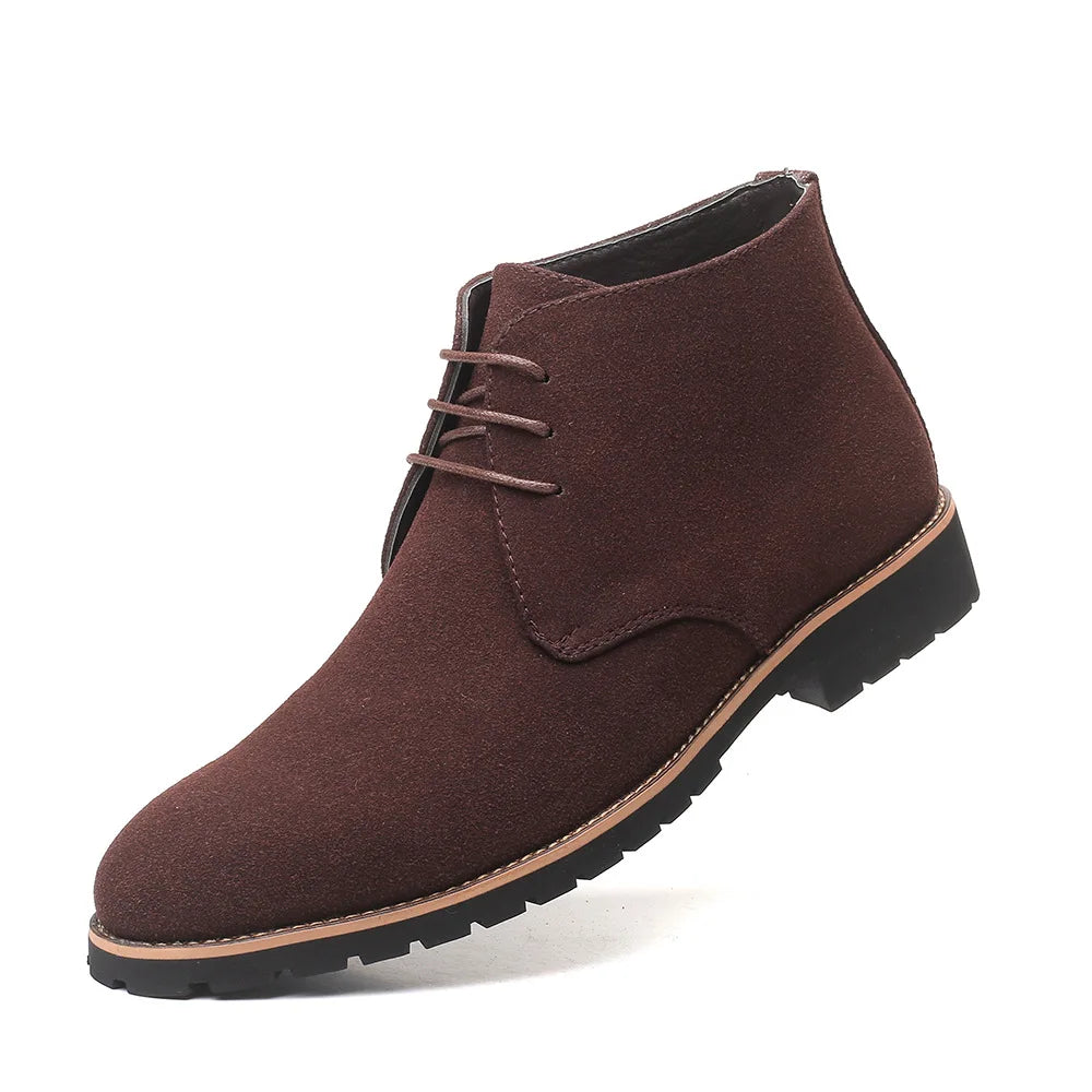 Men’s Suede Leather Chelsea Chukka Ankle Boots