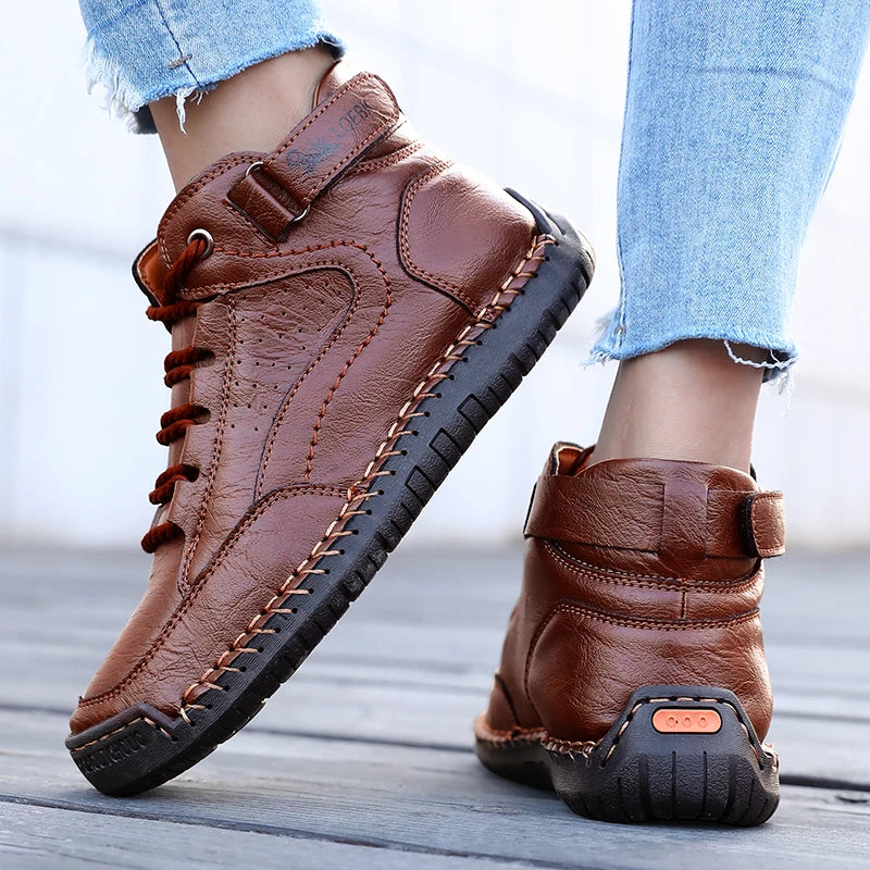 Women’s Handmade Leather Casual Spring Autumn Shoes