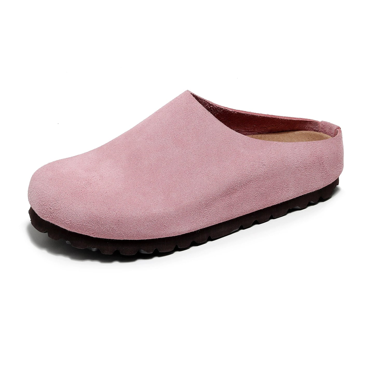 Anti-Slip Leather Clogs with Arch Support
