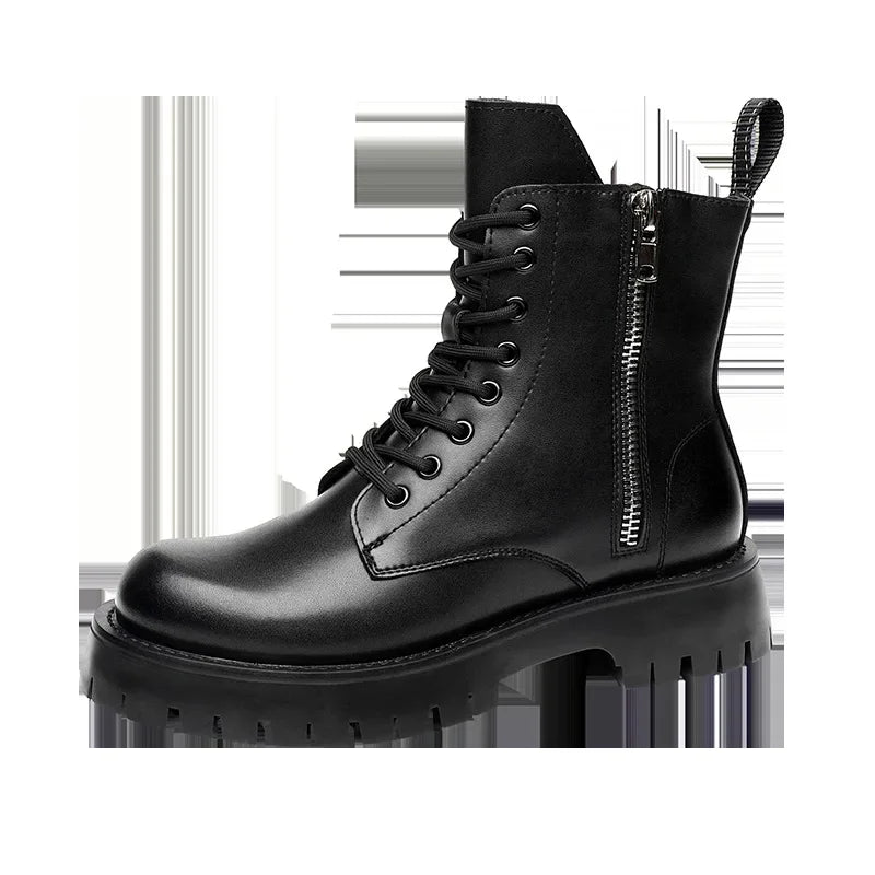 Men’s Leather Winter Ankle Boots Non-Slip