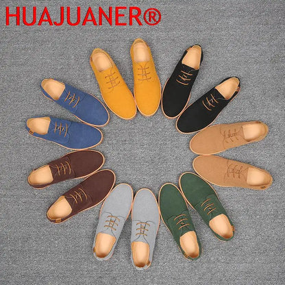Men’s Suede Leather Oxford Casual Dress Shoes