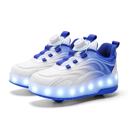 Kids LED Light Roller Skate Sneakers