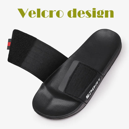 Men’s Lightweight Velcro Strap Summer Slippers