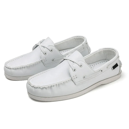 Men’s Slip-On Apron Toe Loafer Shoes