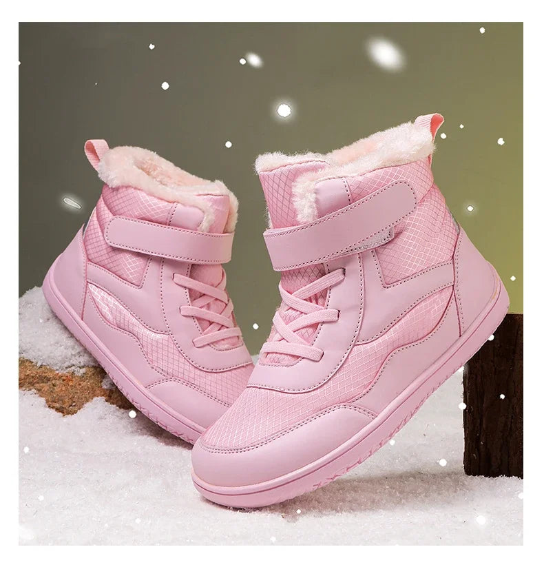 Kids Waterproof Fur-Lined Winter Boots
