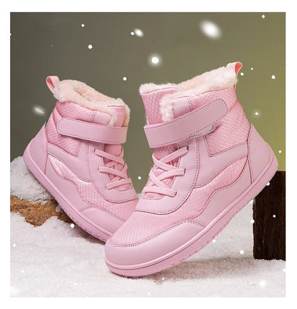 Kids Waterproof Fur-Lined Winter Boots