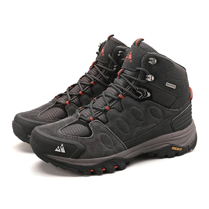 High-Top Men Suede Hiking Boots