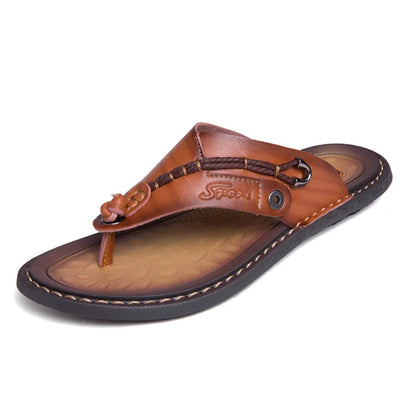 Men Handmade Leather Outdoor Sandals