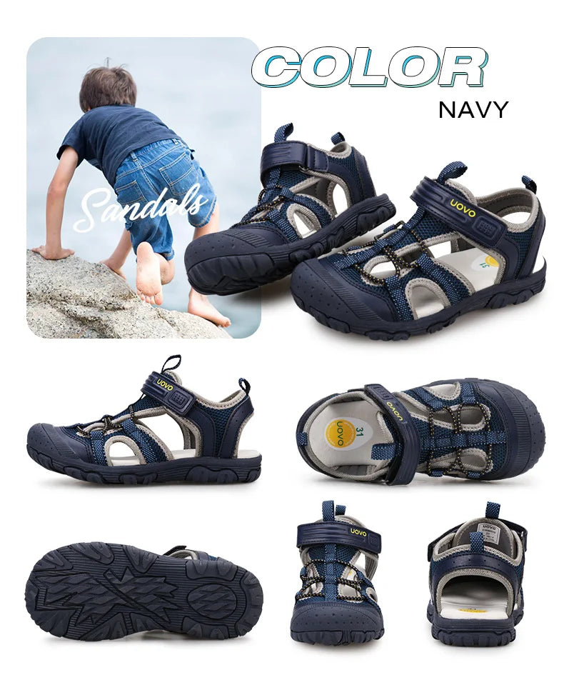 Children Closed-Toe Summer Sport Sandals