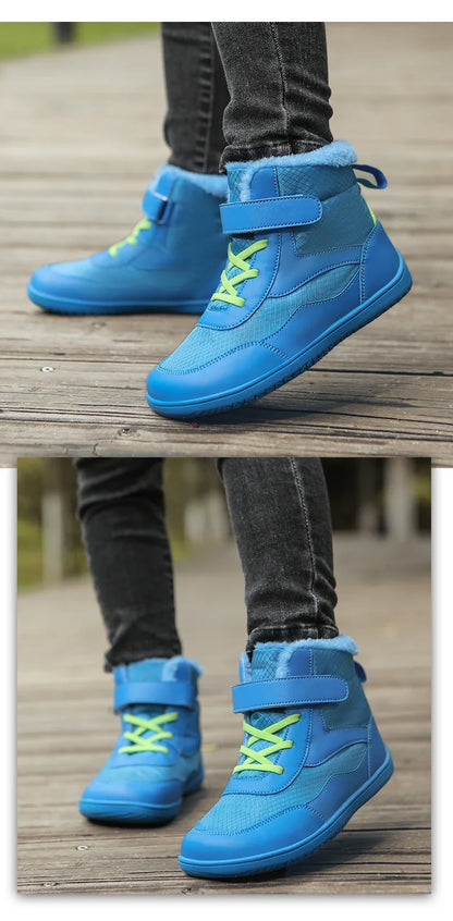 Kids Waterproof Fur-Lined Winter Boots