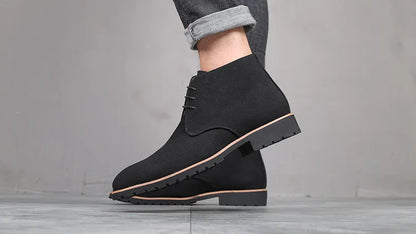 Men’s Suede Leather Chelsea Chukka Ankle Boots