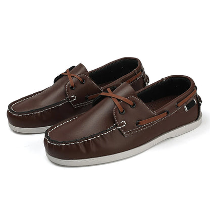Men’s Slip-On Apron Toe Loafer Shoes