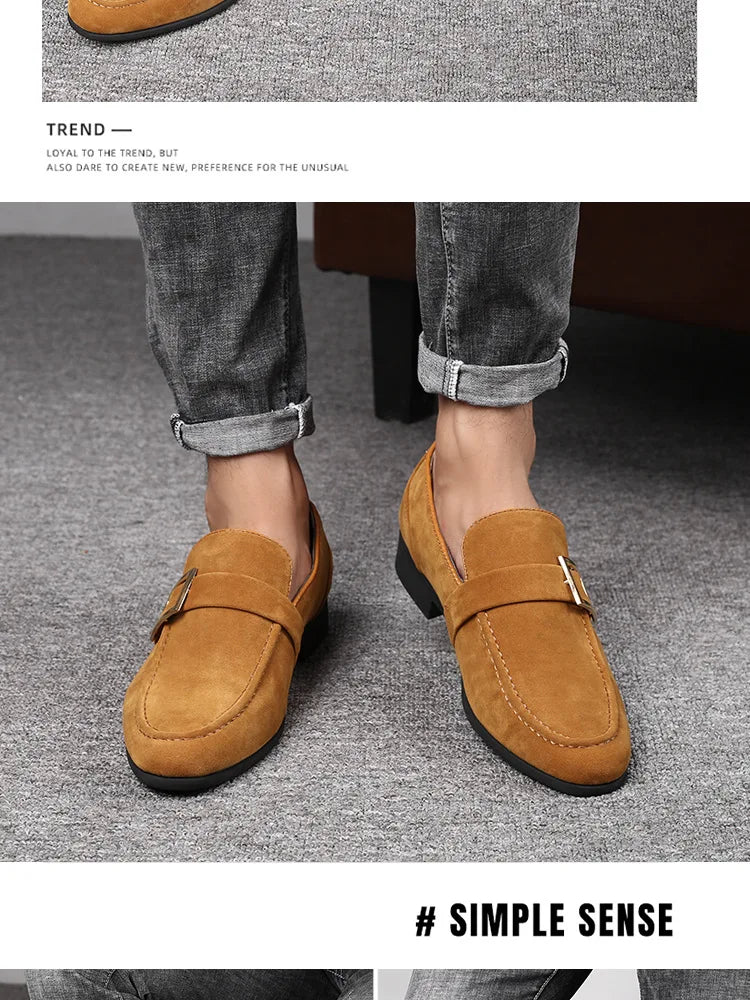 Men’s Leather Designer Formal Loafers Shoes
