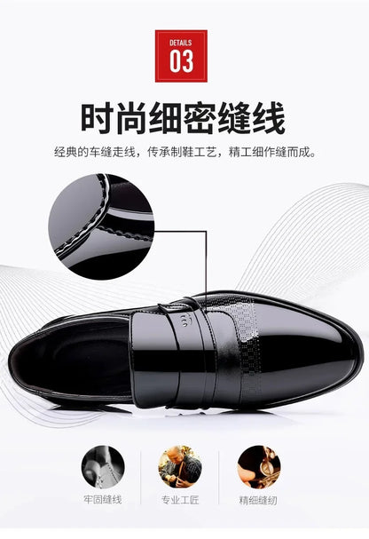 Men’s Luxury Leather Brogue Oxford Dress Shoes