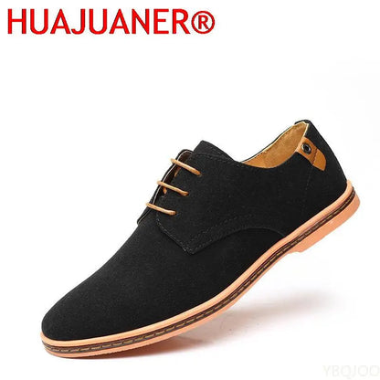 Men’s Suede Leather Oxford Casual Dress Shoes