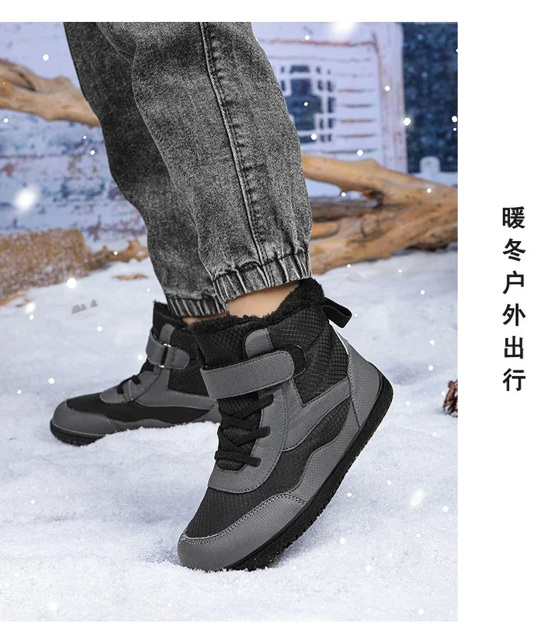 Kids Waterproof Fur-Lined Winter Boots