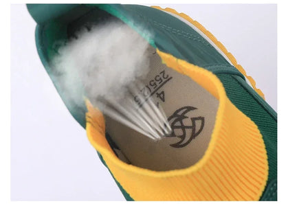 Men’s High-Top Canvas Casual Slip-On Shoes