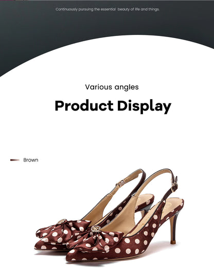 Women’s High Heel Sandals with Unique Print