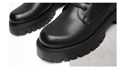 Men’s Leather Winter Ankle Boots Non-Slip