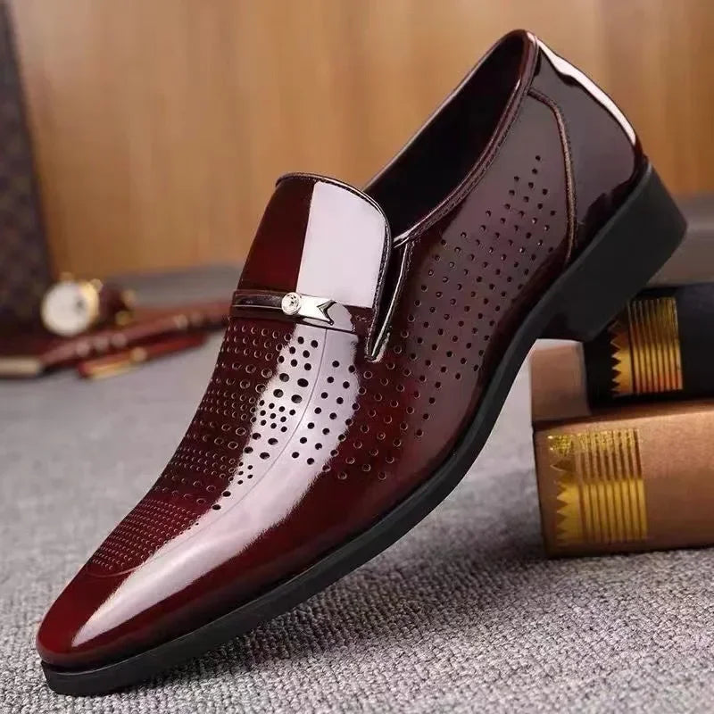 Men’s Luxury Leather Oxford Formal Dress Shoes