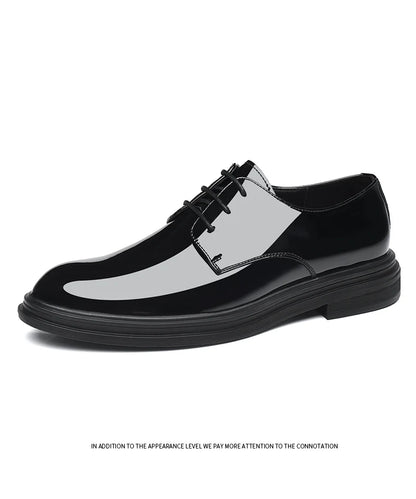 Men’s Patent Leather Height Increase Dress Shoes