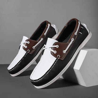 Men’s Slip-On Apron Toe Loafer Shoes