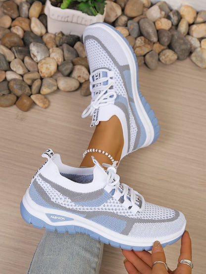 Women’s Summer Casual Two-Tone Sneakers 2026