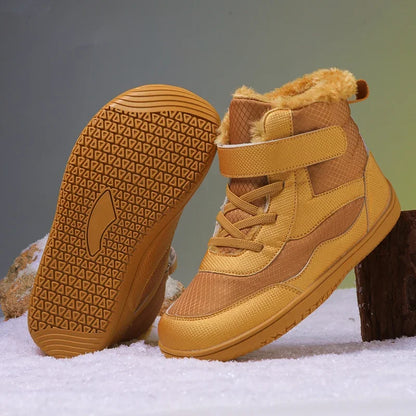 Kids Waterproof Fur-Lined Winter Boots