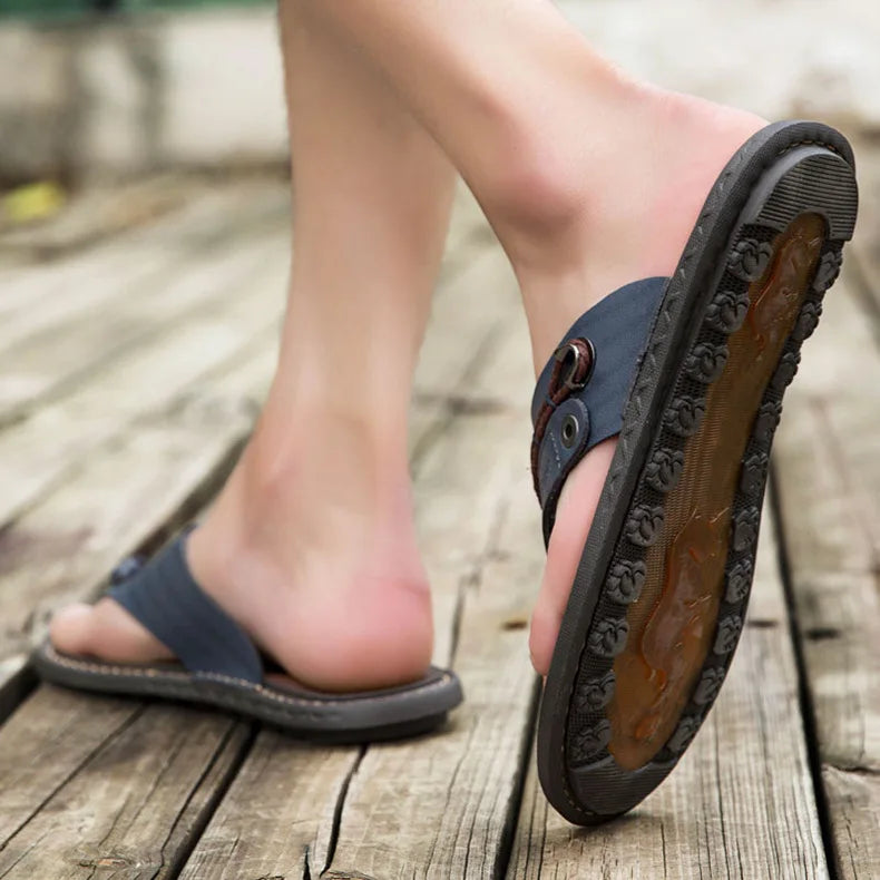 Men Handmade Leather Outdoor Sandals