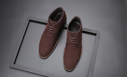 Men’s Suede Leather Chelsea Chukka Ankle Boots