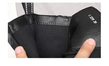 Men’s Leather Winter Ankle Boots Non-Slip
