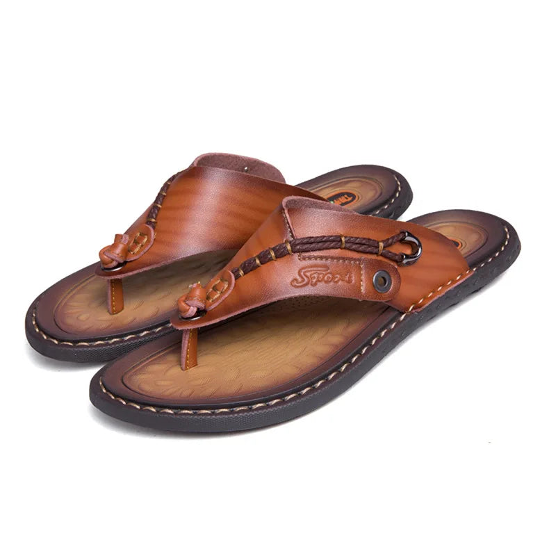 Men Handmade Leather Outdoor Sandals