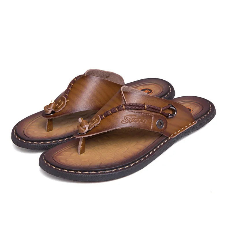 Men Handmade Leather Outdoor Sandals