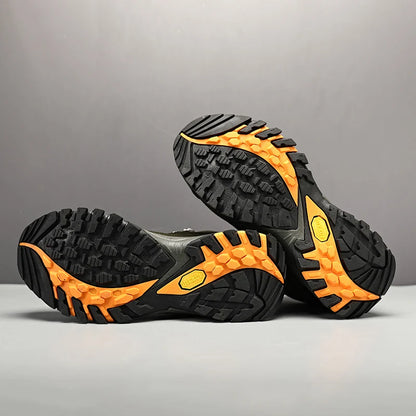 High-Top Men Suede Hiking Boots
