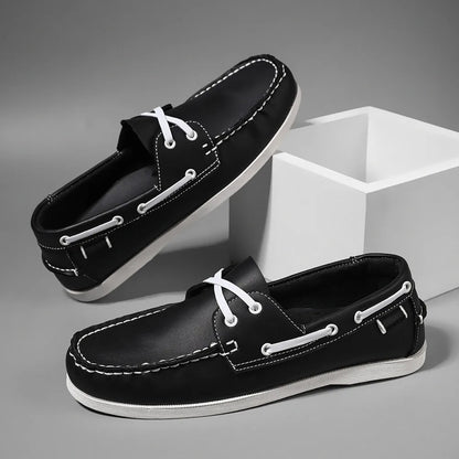 Men’s Slip-On Apron Toe Loafer Shoes