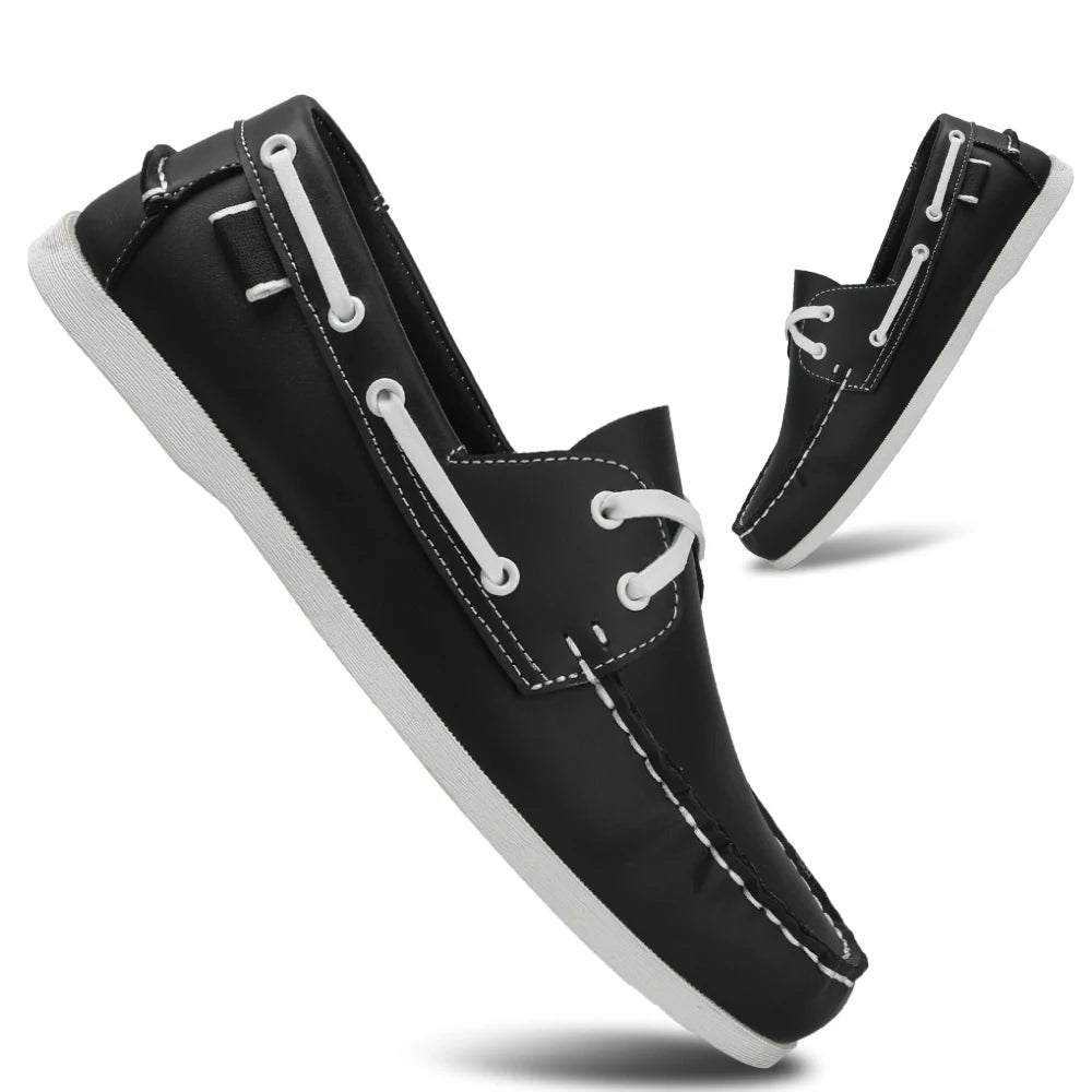Men’s Slip-On Apron Toe Loafer Shoes
