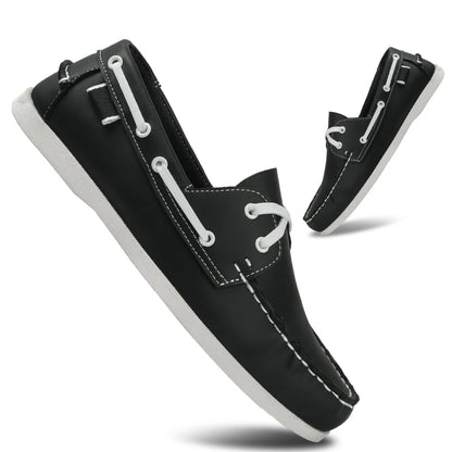 Men’s Slip-On Apron Toe Loafer Shoes
