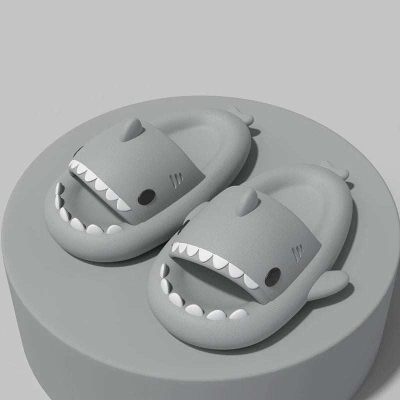 Kids Shark Cartoon Slip-On Sandals