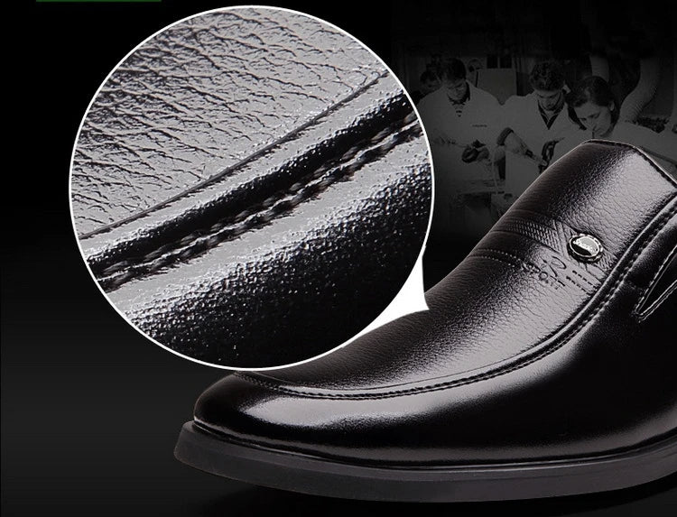 Men’s Leather Luxury Slip-On Dress Loafers