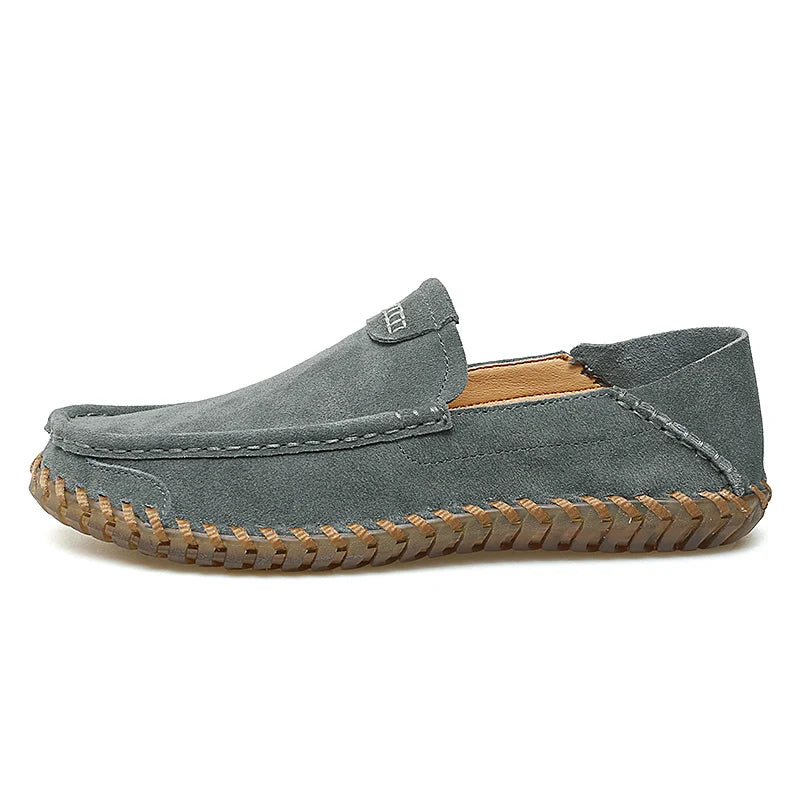 Men’s Large Size Leather Casual Loafers