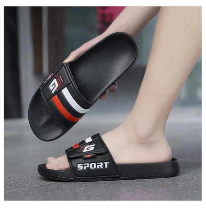 Men’s Lightweight Velcro Strap Summer Slippers