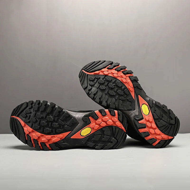 High-Top Men Suede Hiking Boots