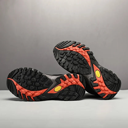 High-Top Men Suede Hiking Boots
