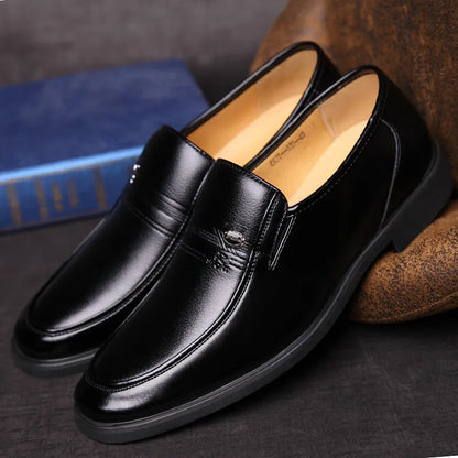Men’s Leather Luxury Slip-On Dress Loafers