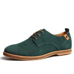Men Luxury Suede Leather Oxford Shoes