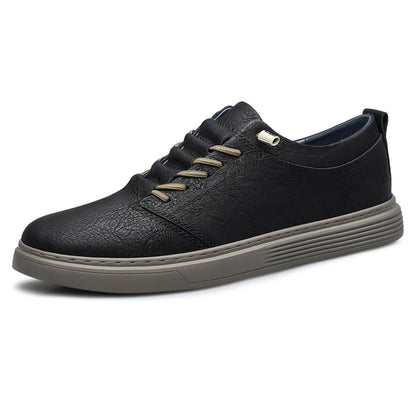 Men’s Leather Casual Oxford Flat Dress Shoes