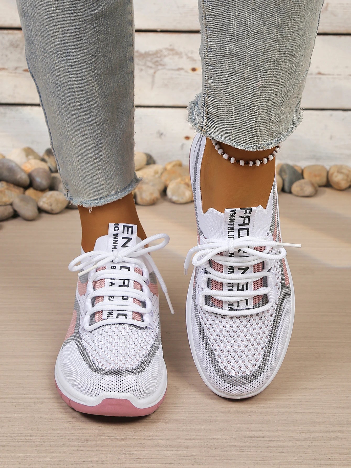 Women’s Summer Casual Two-Tone Sneakers 2026