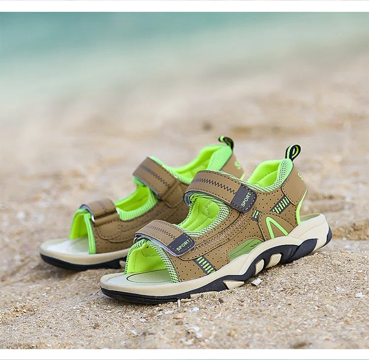 Kids Breathable Closed-Toe Summer Sandals