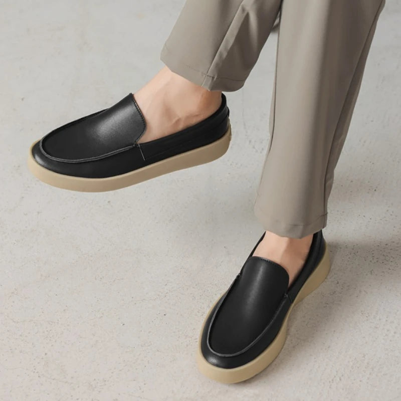 Men Casual Leather Oxford Shoes