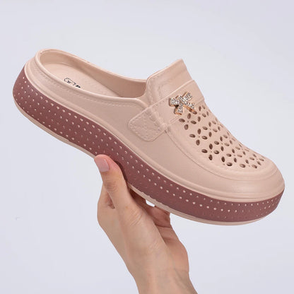 Unisex EVA Closed-Toe Flat Slippers